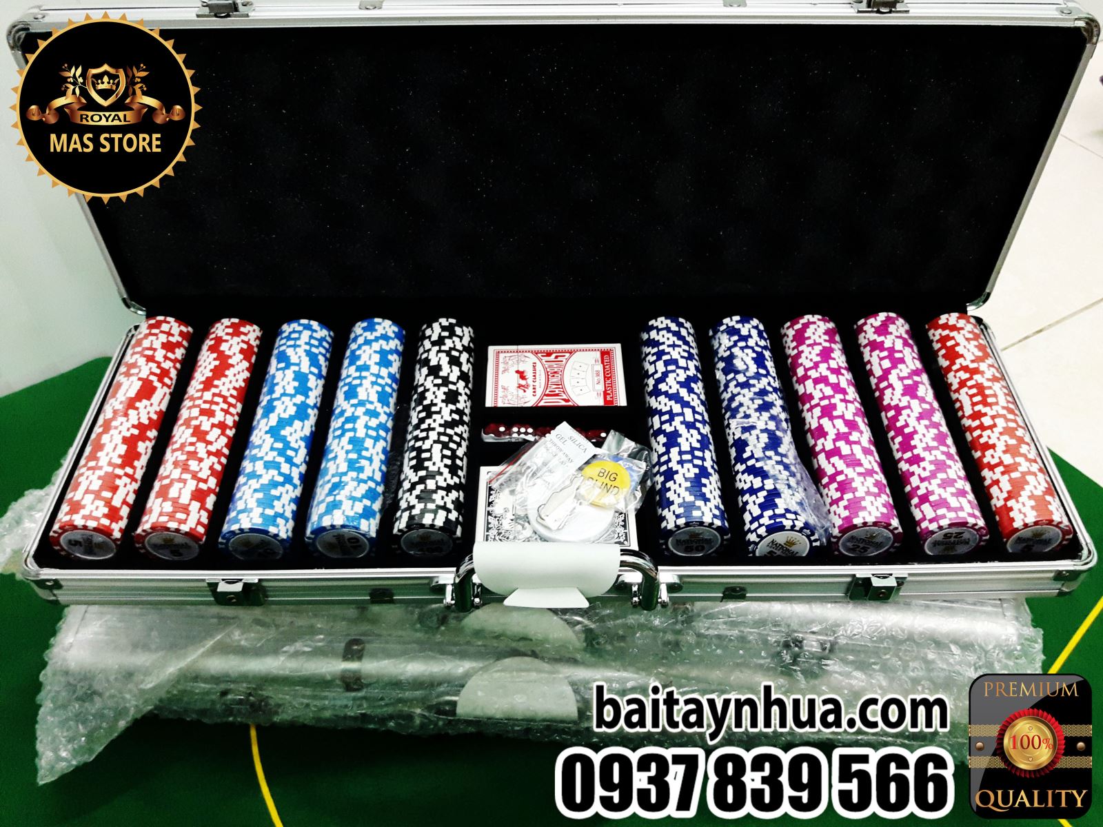 500 Phỉnh Poker National Cao Cấp Có Số