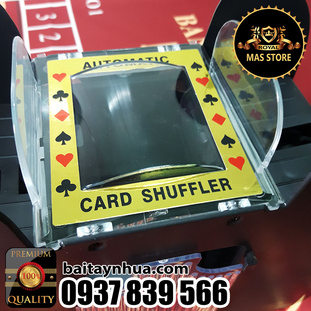Máy Xào Bài 6 Bộ Cao Cấp Casino - Card Shuffler