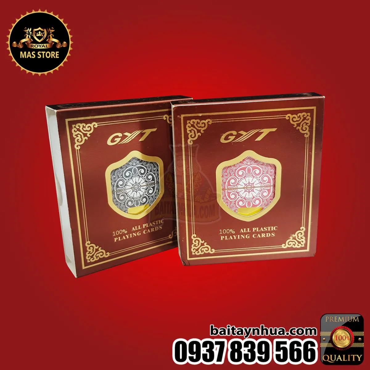 Bài Poker GYT CAO CẤP 100% Plastic
