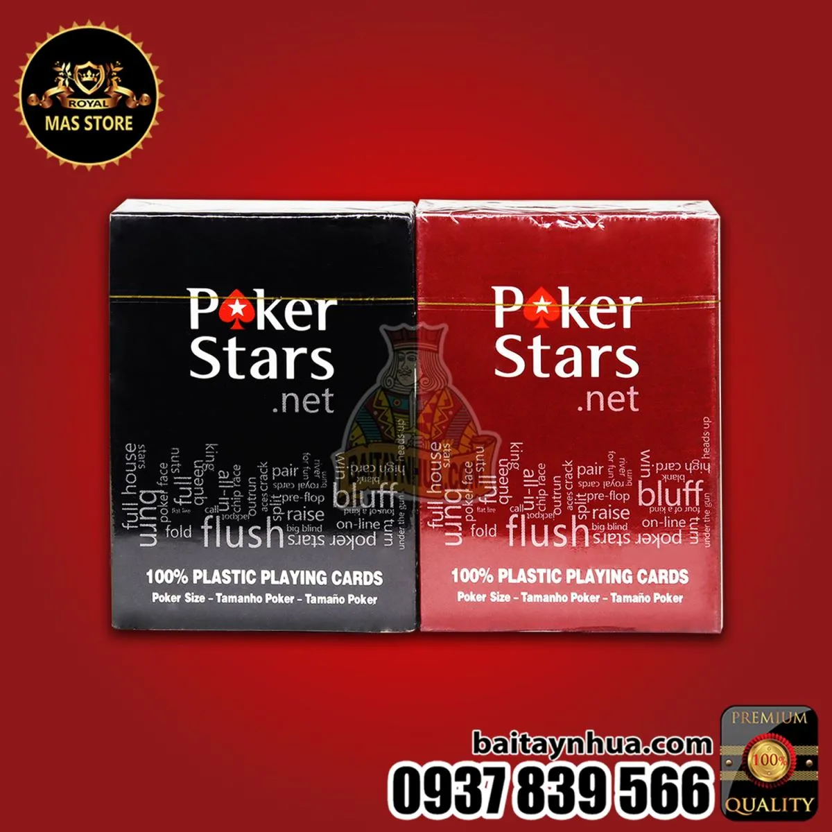 Bài Poker Stars COPAG Nhựa Cao Cấp 100% Plastic