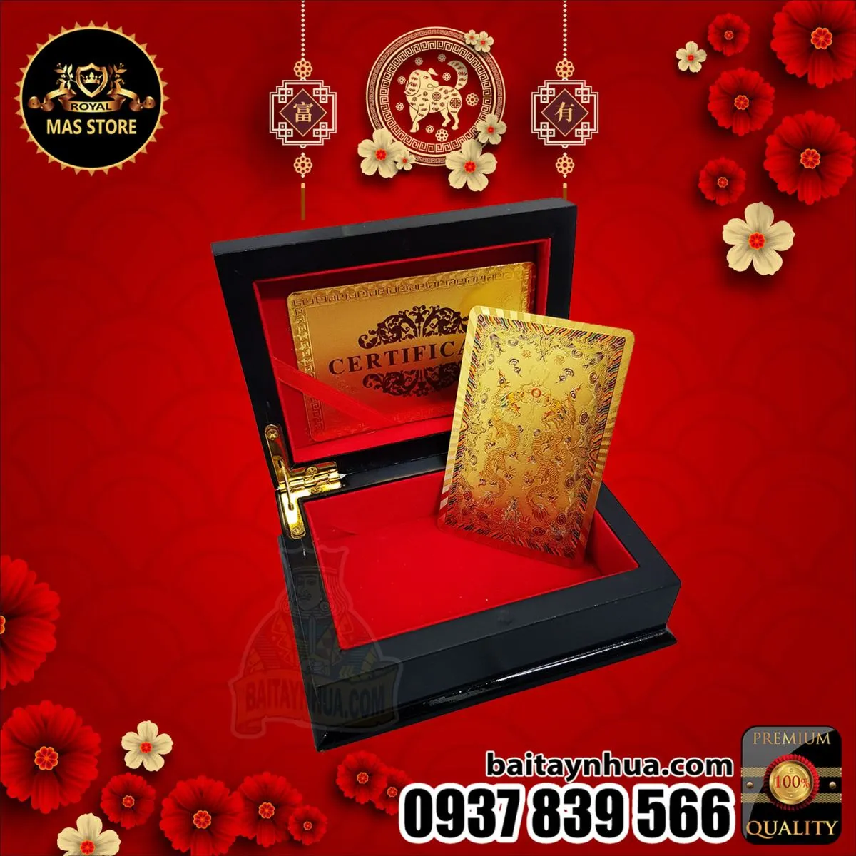 Bài Tây Mạ Vàng Cao Cấp - SONG LONG