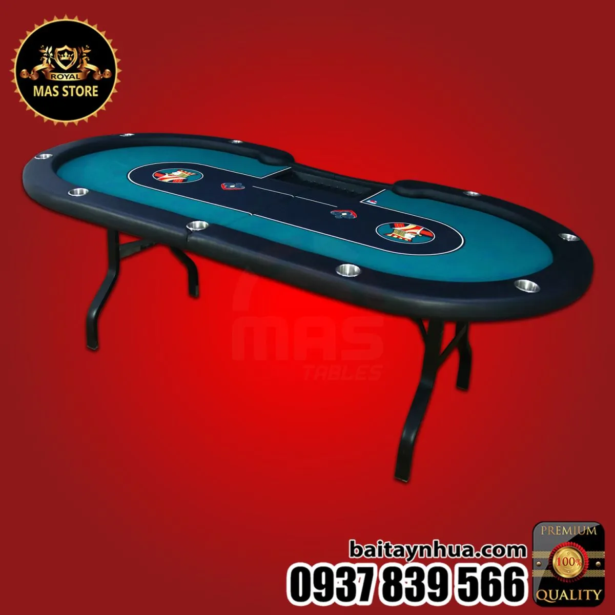 Bàn Poker Gập Đa Năng MASCOMPACT - MFT03 I King