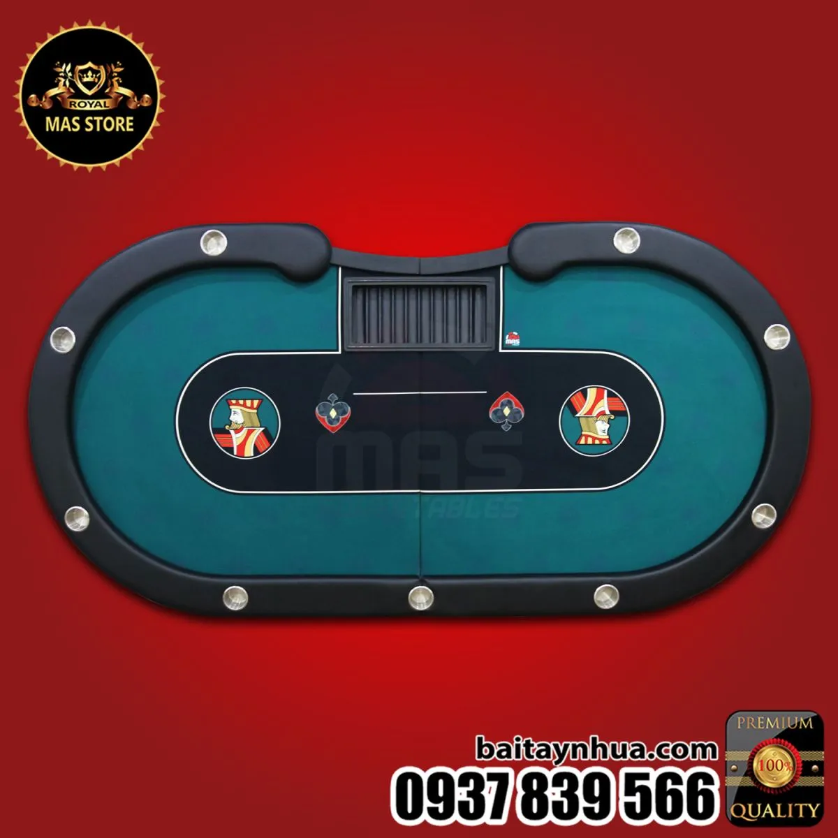 MẶT BÀN POKER GẬP MASFOLD® - MFT01 I King