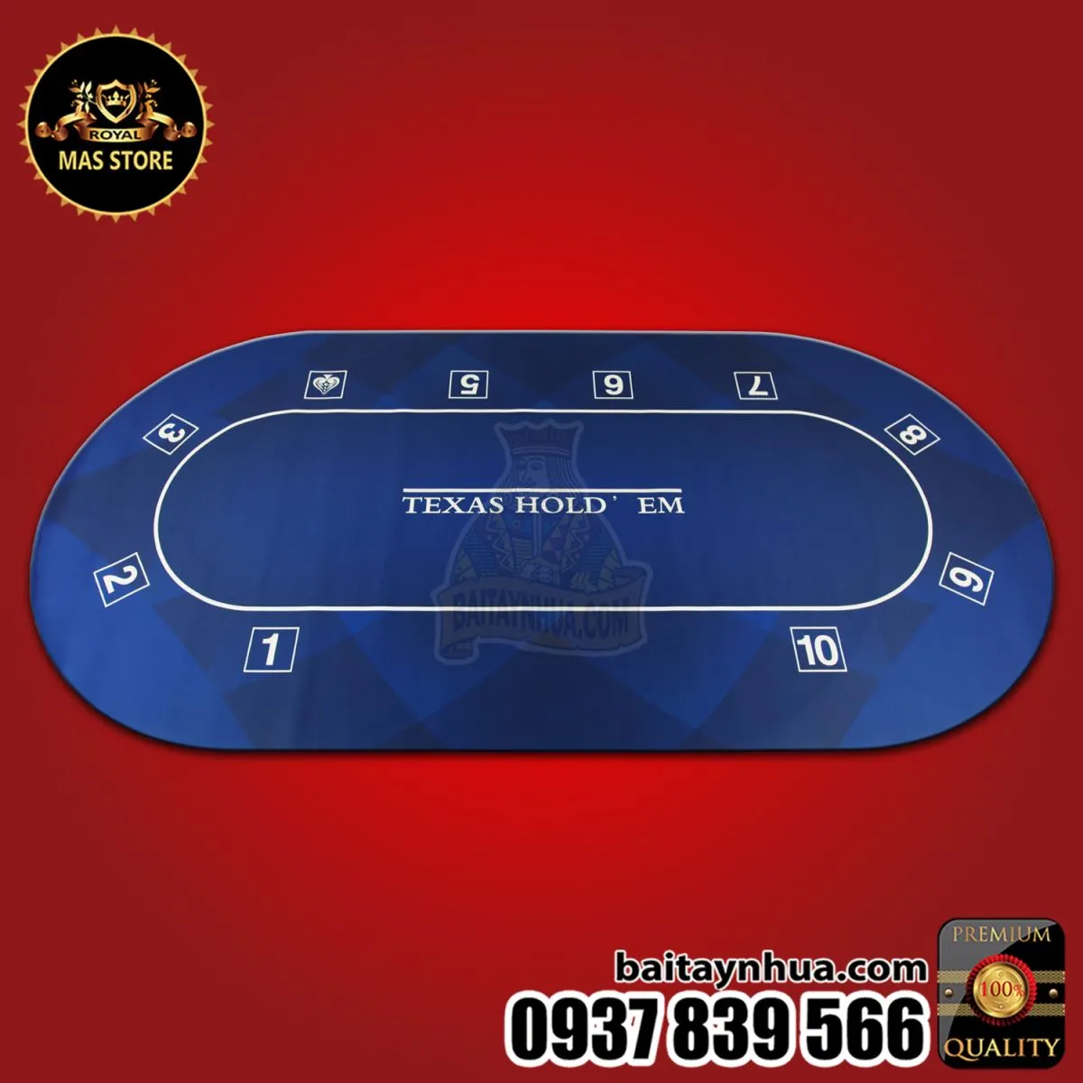 THẢM POKER CAO SU CAO CẤP | BIG SIZE
