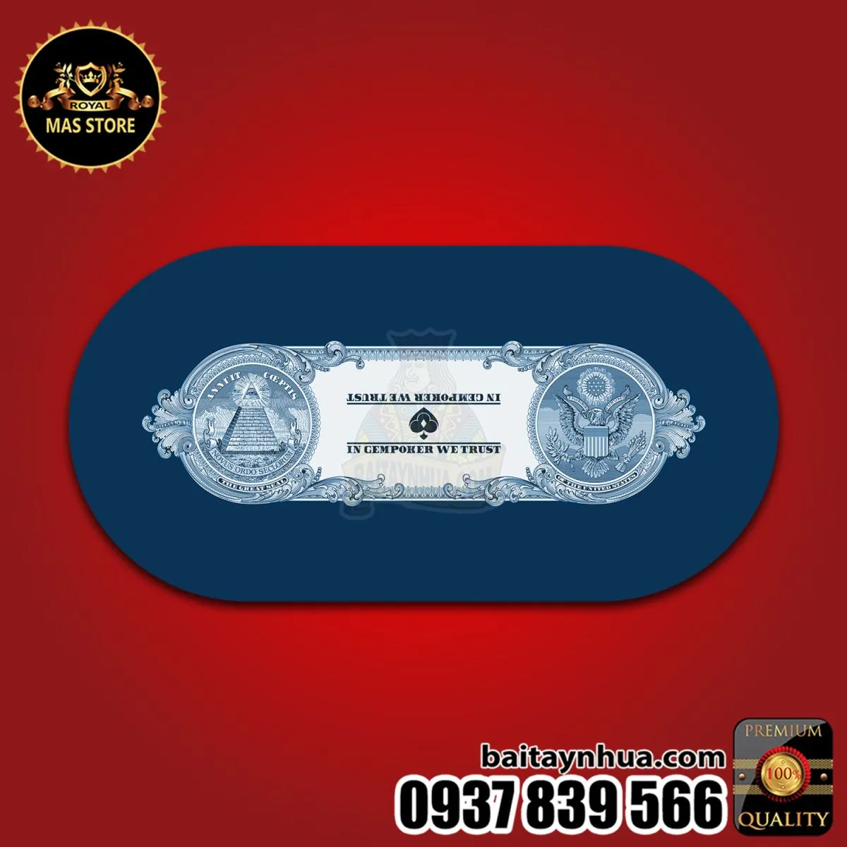 THẢM POKER CAO SU CAO CẤP | GEM DOLLAR®️